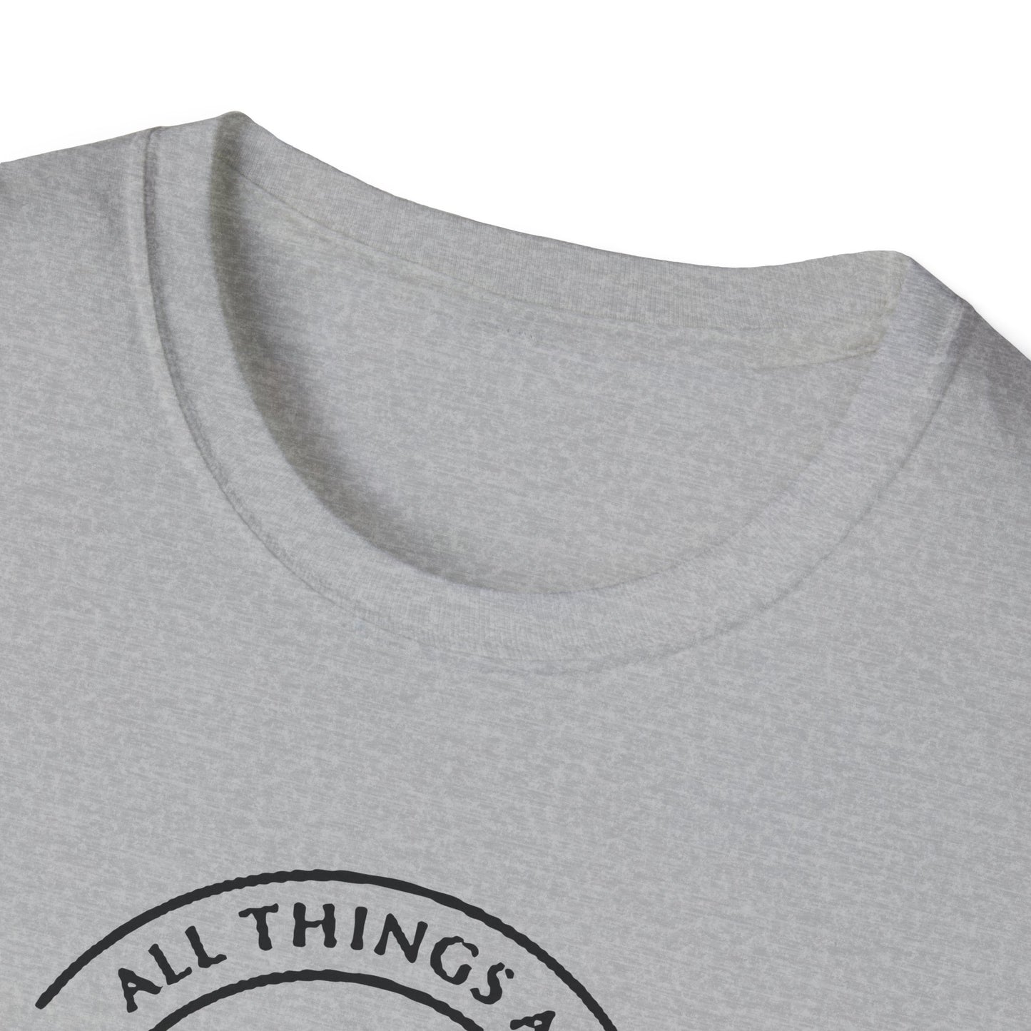 Christian Softstyle T-Shirt - All Things Are Possible with Christ