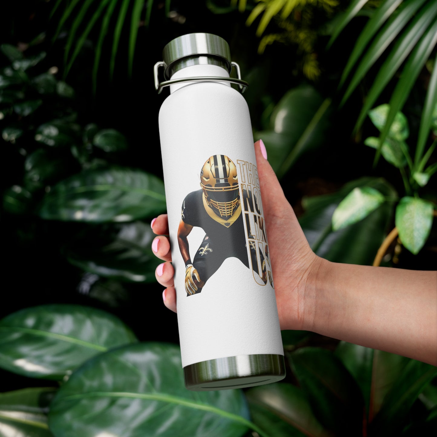 Copper Vacuum Insulated Bottle, 22oz They Not Like Us Saints