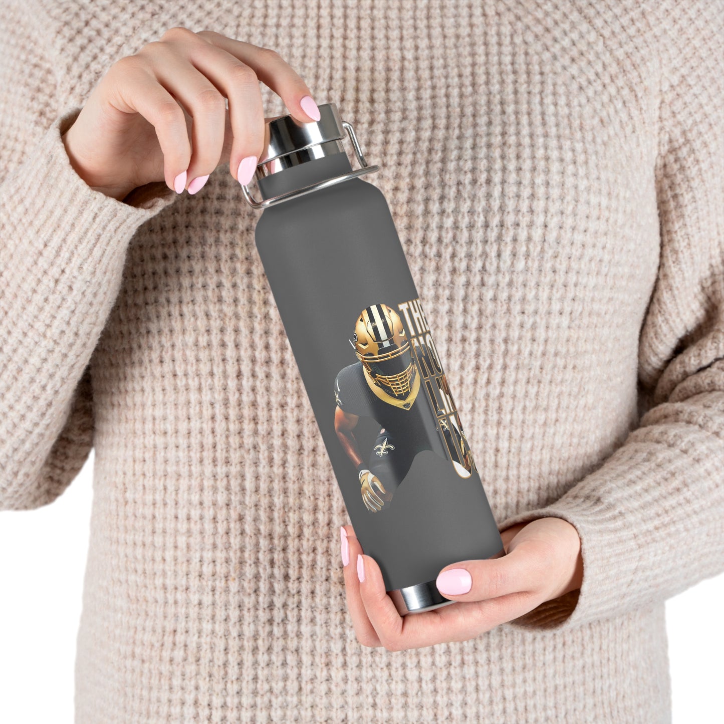 Copper Vacuum Insulated Bottle, 22oz They Not Like Us Saints