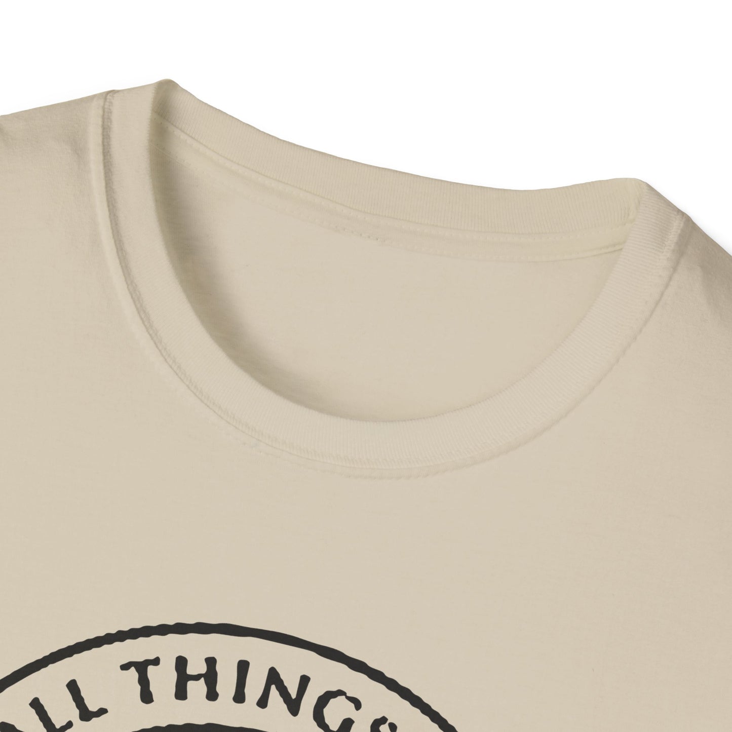 Christian Softstyle T-Shirt - All Things Are Possible with Christ