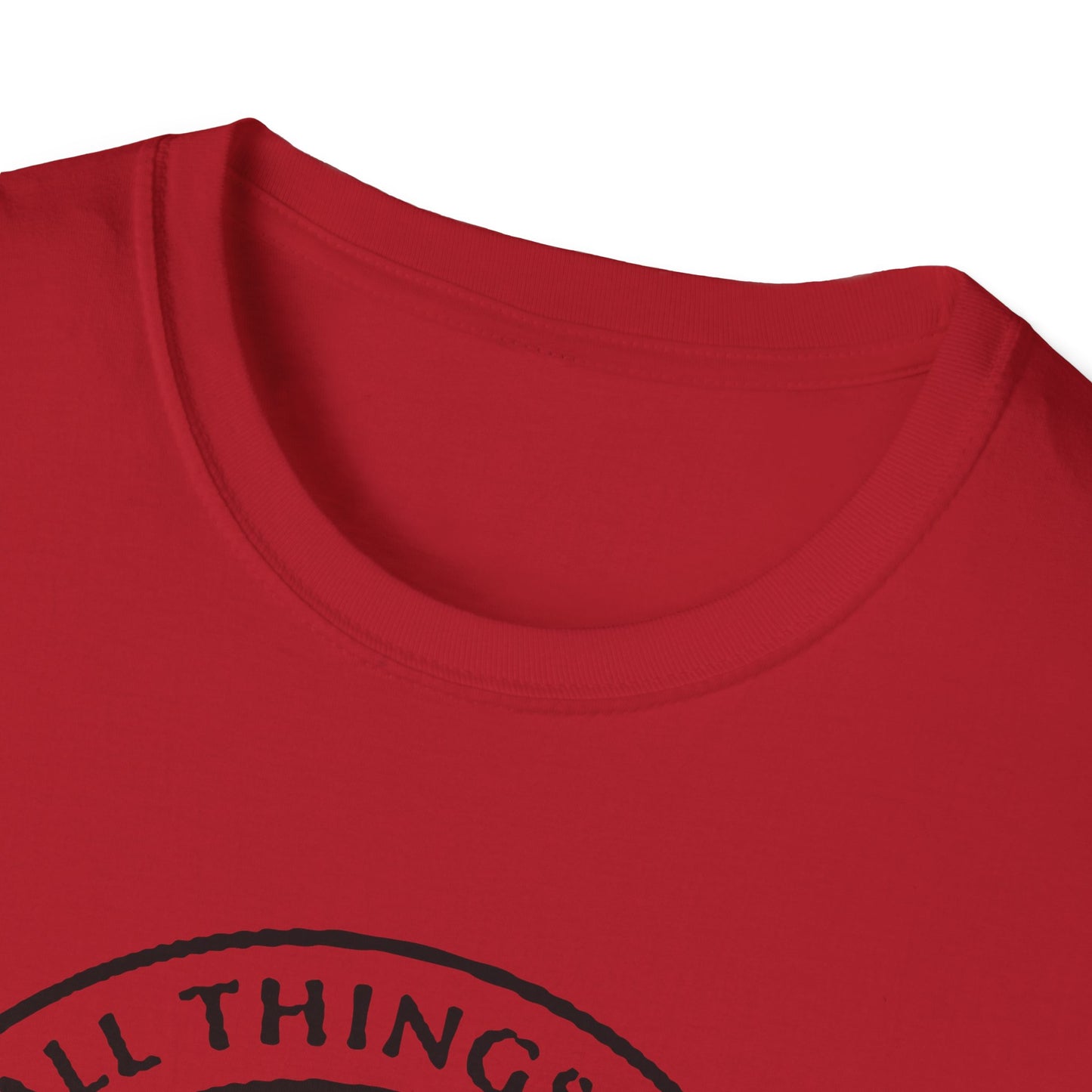 Christian Softstyle T-Shirt - All Things Are Possible with Christ