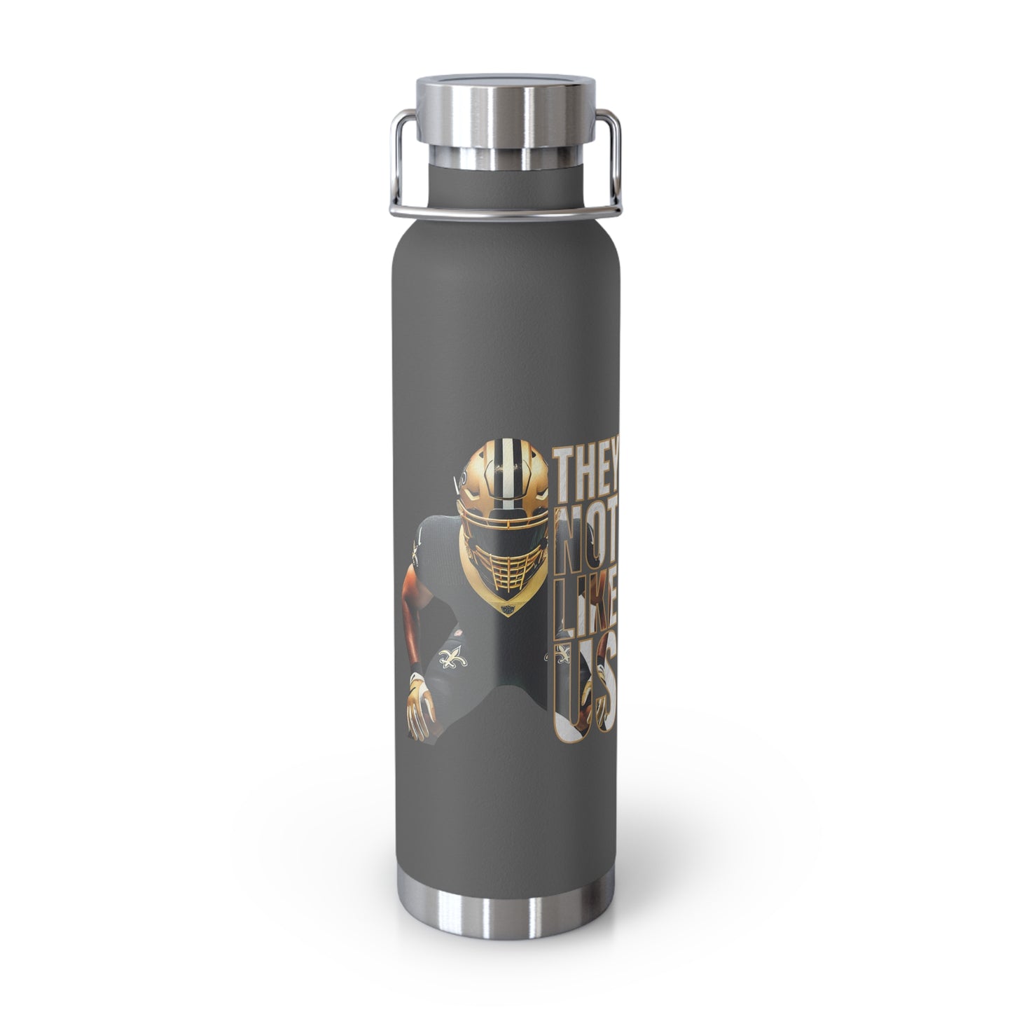 Copper Vacuum Insulated Bottle, 22oz They Not Like Us Saints