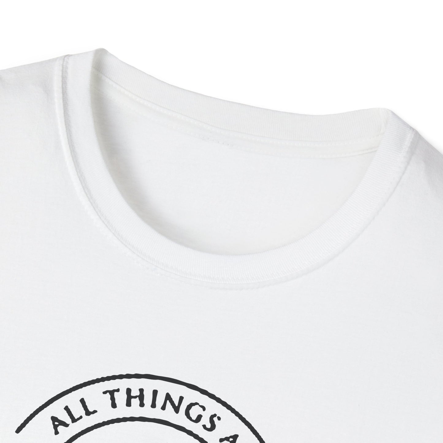 Christian Softstyle T-Shirt - All Things Are Possible with Christ