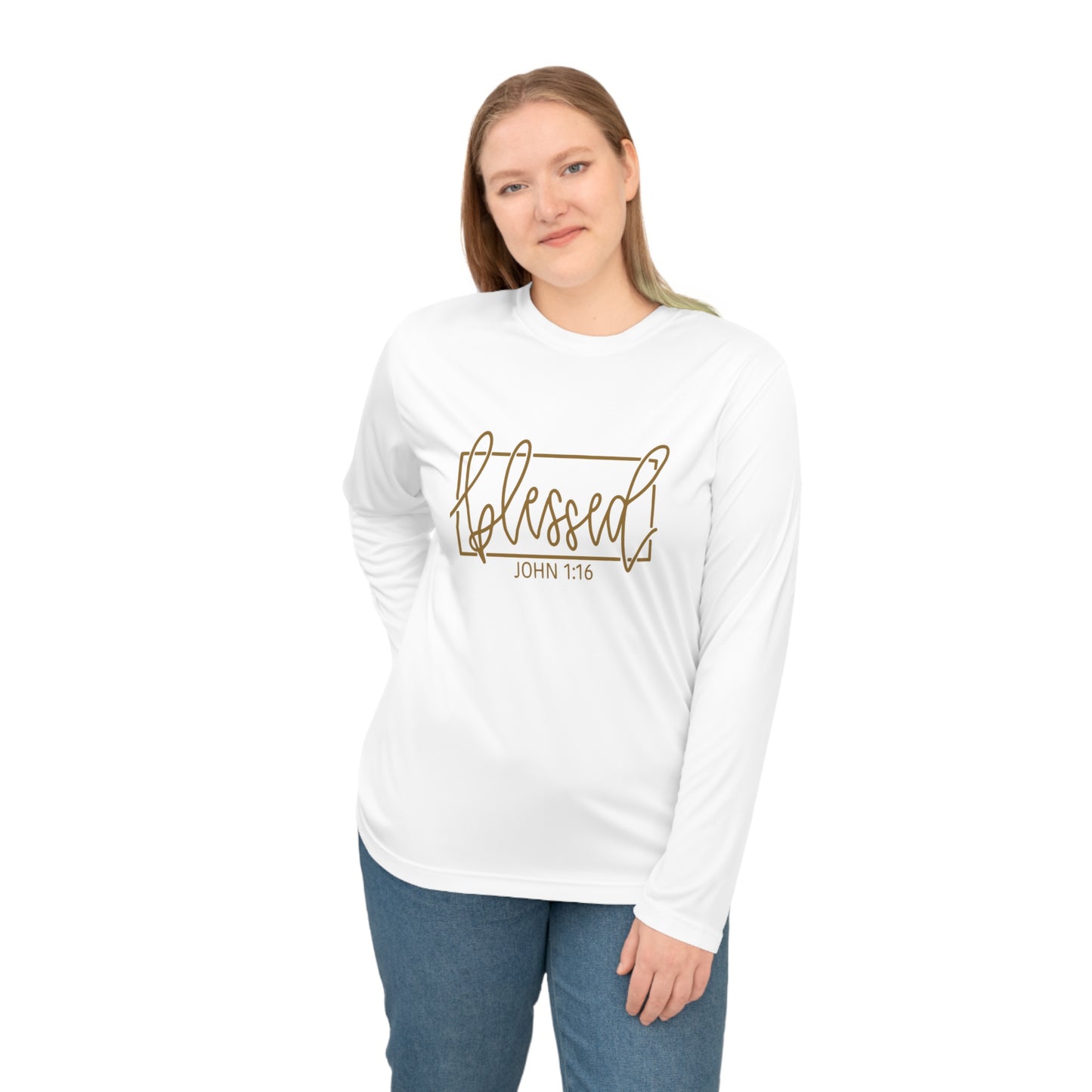 Unisex Performance Long Sleeve Shirt - Blessed