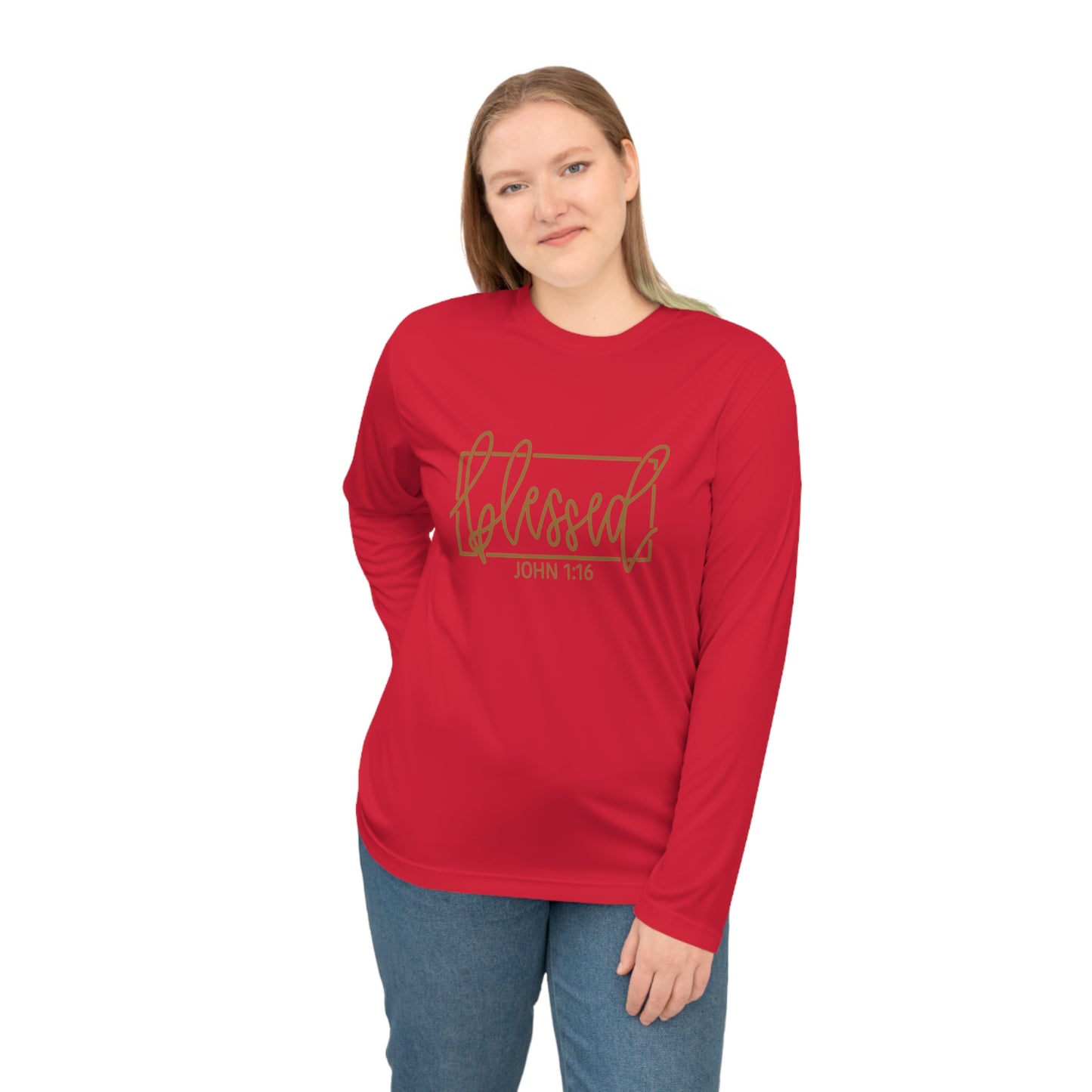 Unisex Performance Long Sleeve Shirt - Blessed