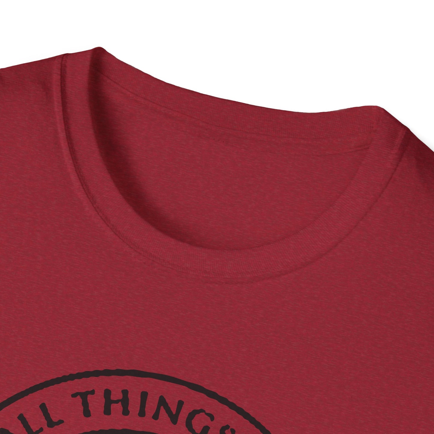 Christian Softstyle T-Shirt - All Things Are Possible with Christ