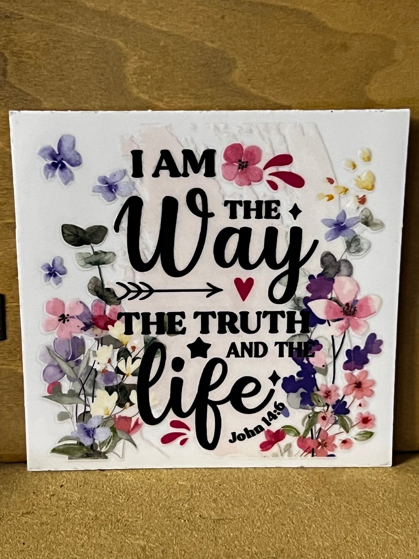 Christian Quote Glass tumbler