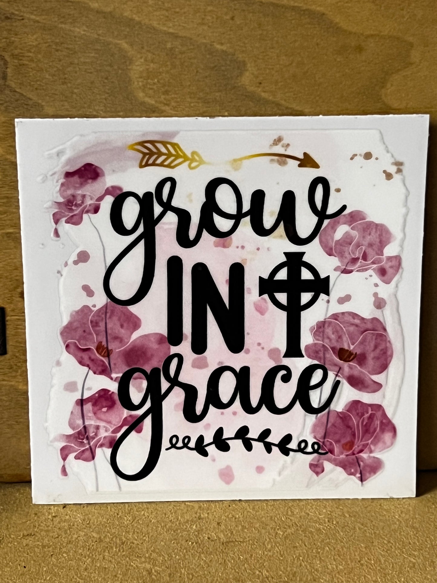 Christian Quote Glass tumbler