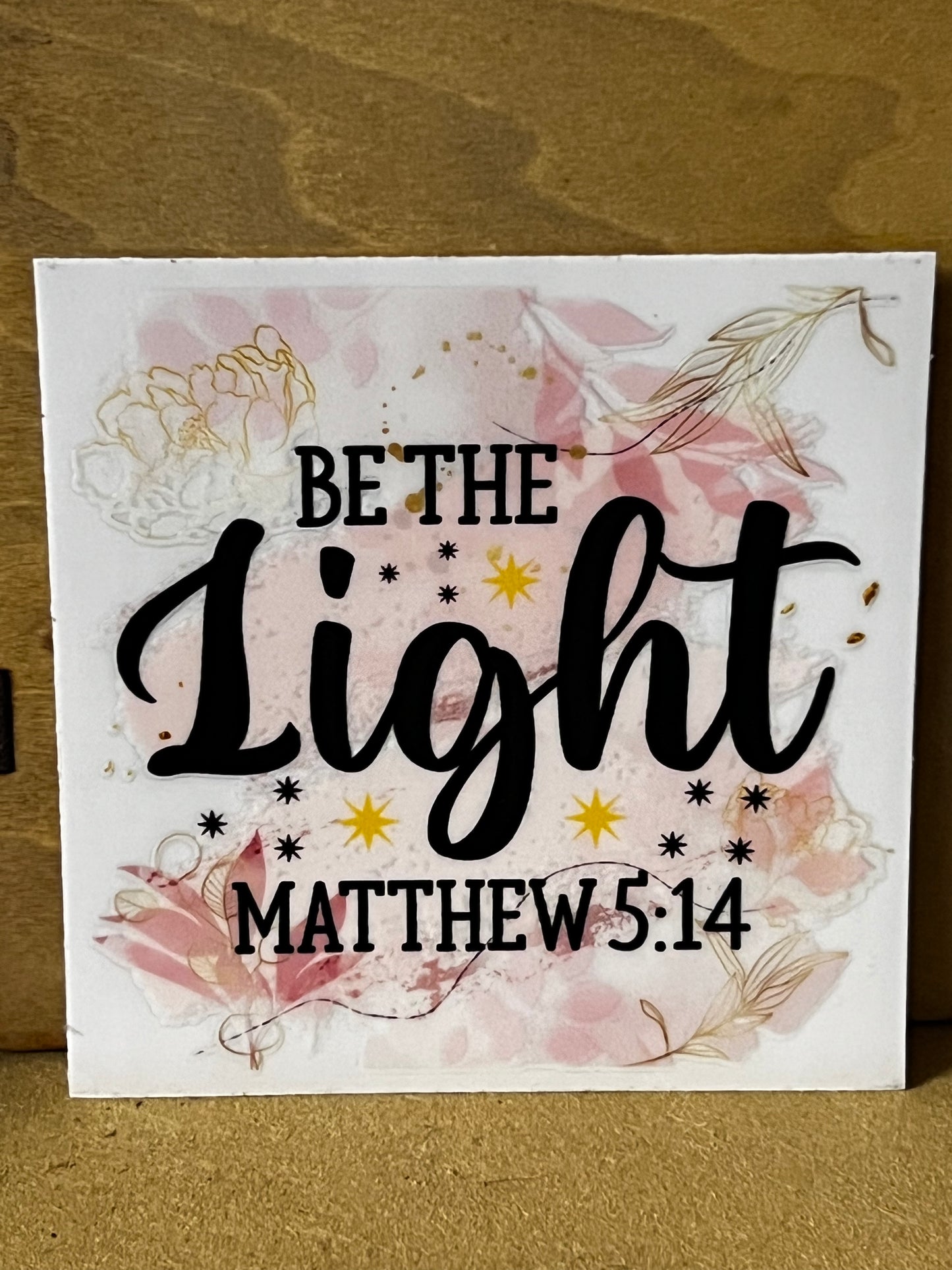 Christian Quote Glass tumbler