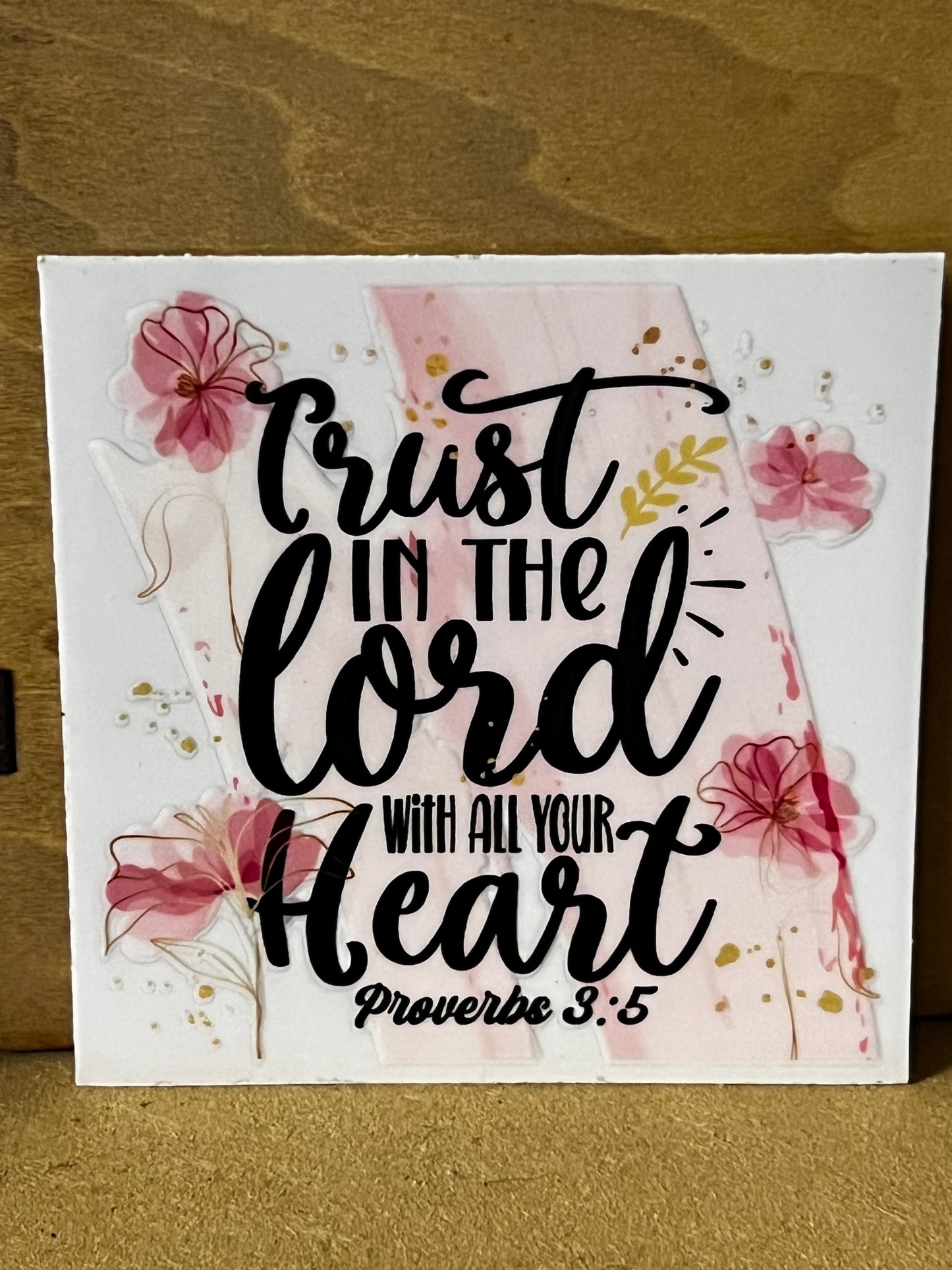 Christian Quote Glass tumbler