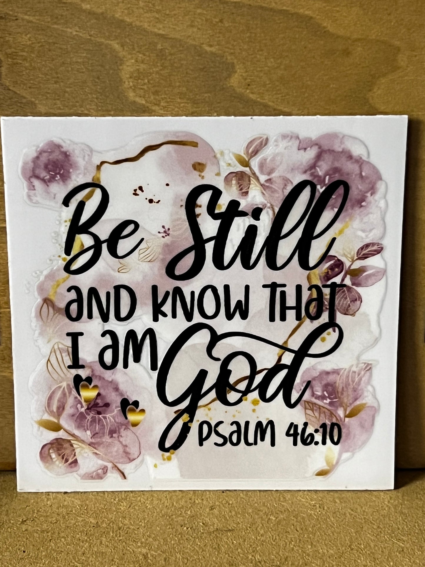 Christian Quote Glass tumbler