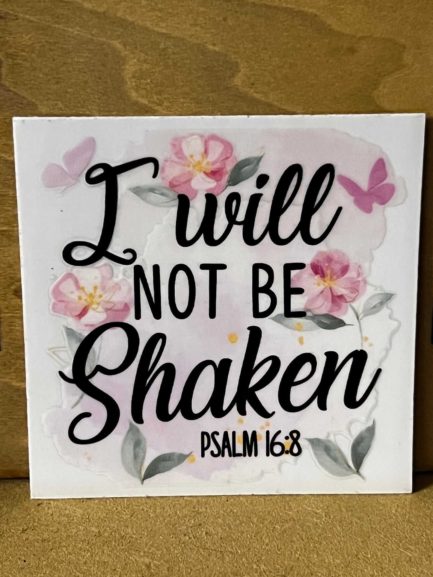 Christian Quote Glass tumbler