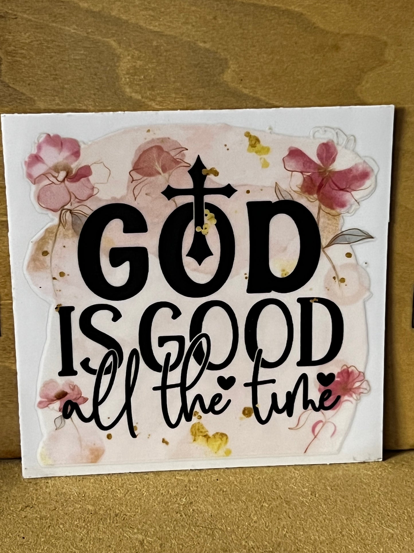Christian Quote Glass tumbler
