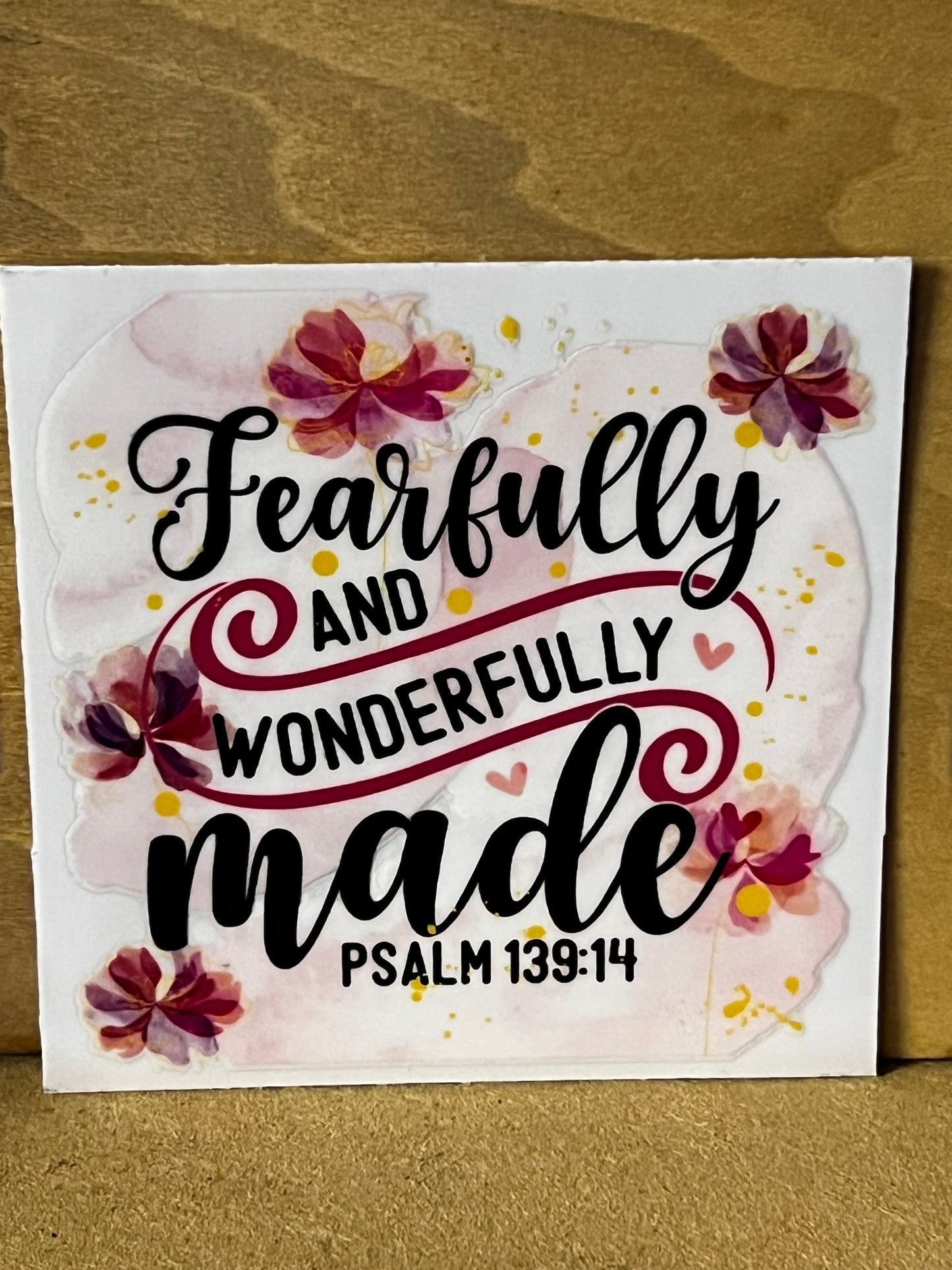 Christian Quote Glass tumbler