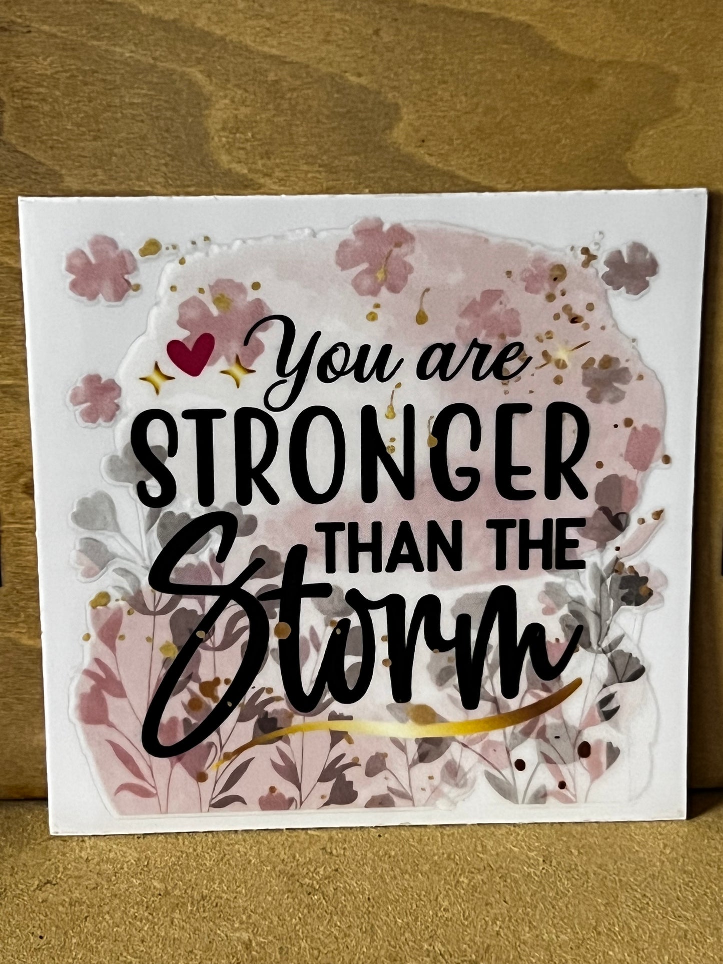 Christian Quote Glass tumbler