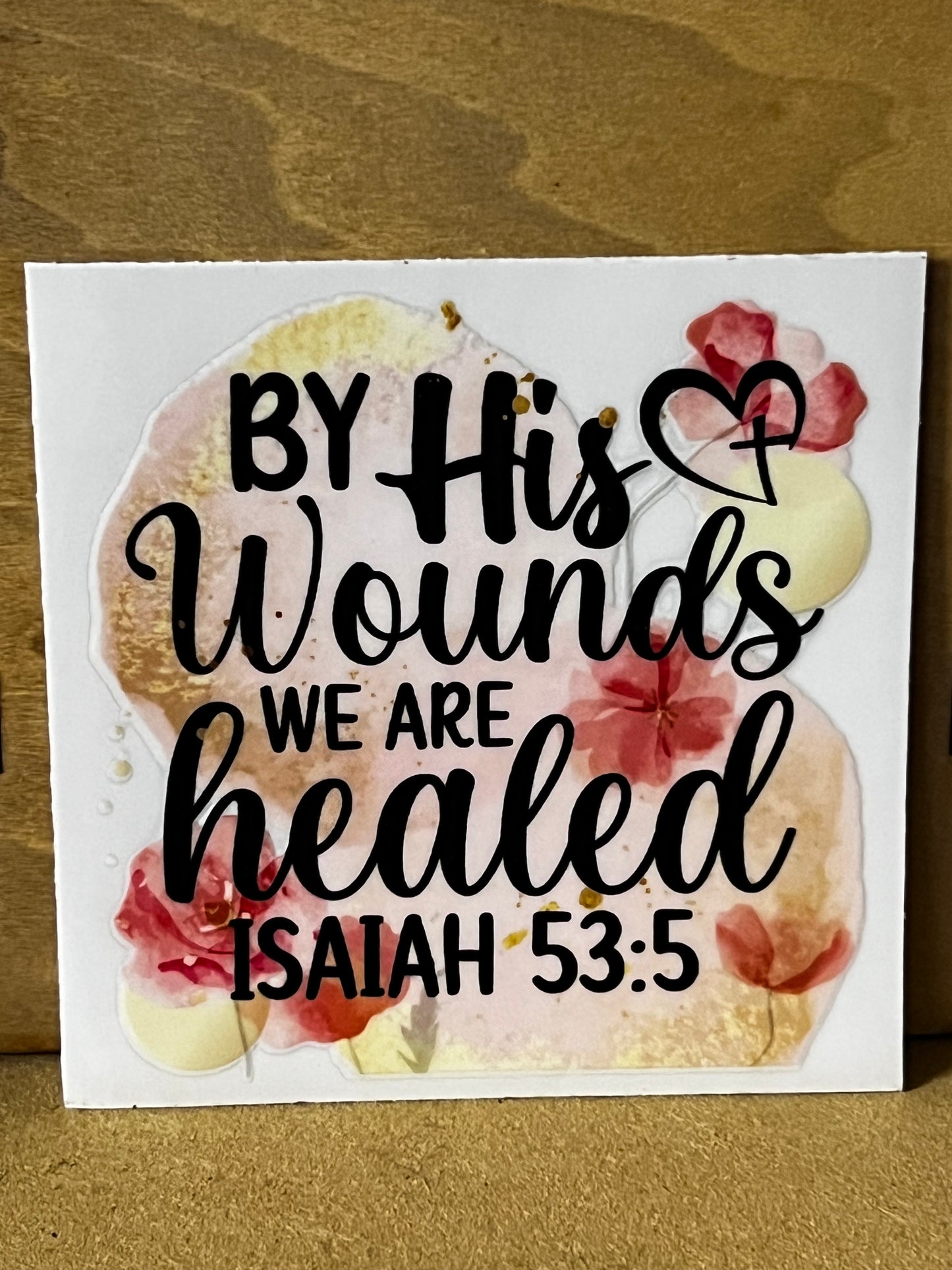 Christian Quote Glass tumbler