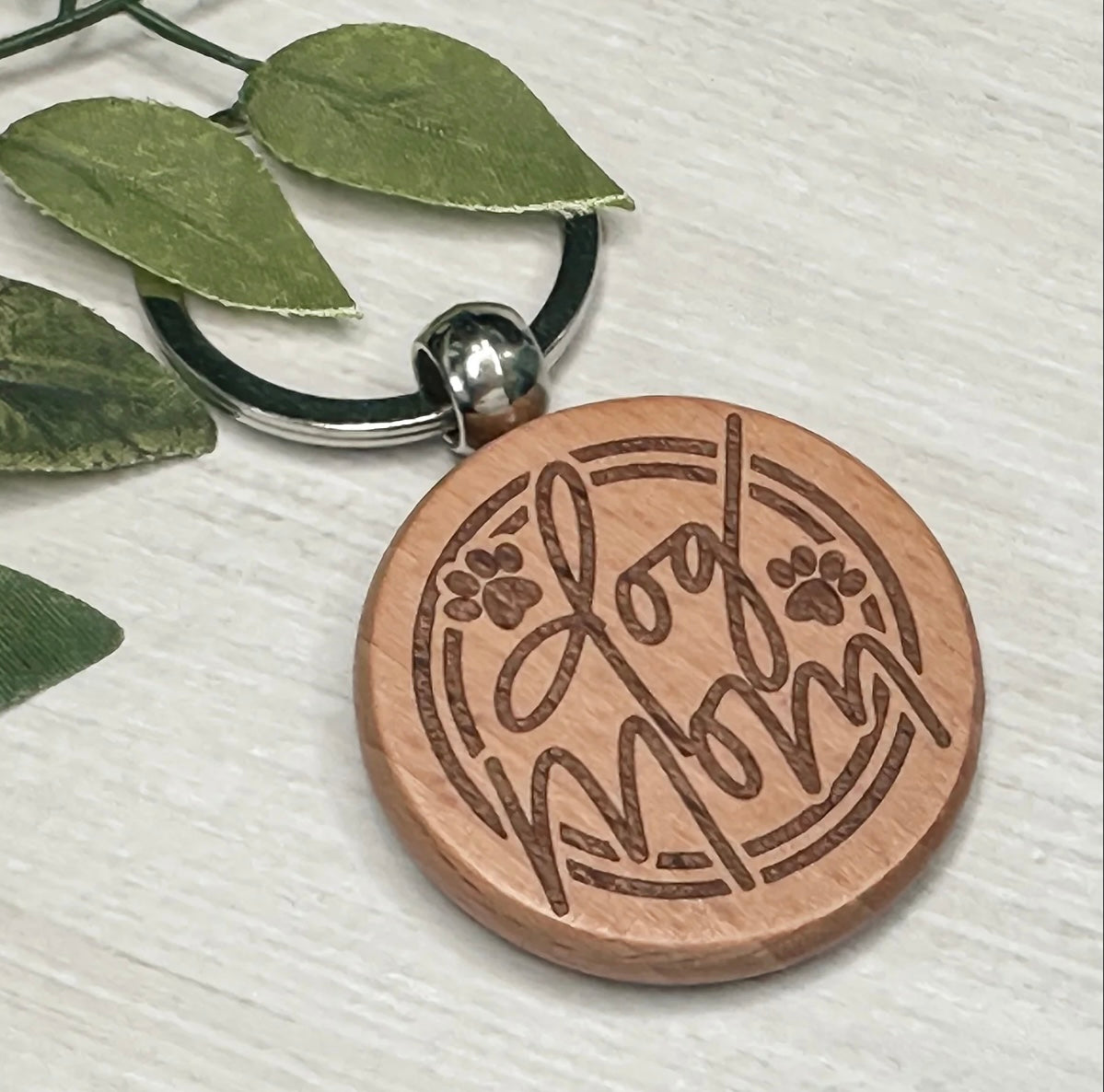 Laser engraved humorous/faith filled Keychain