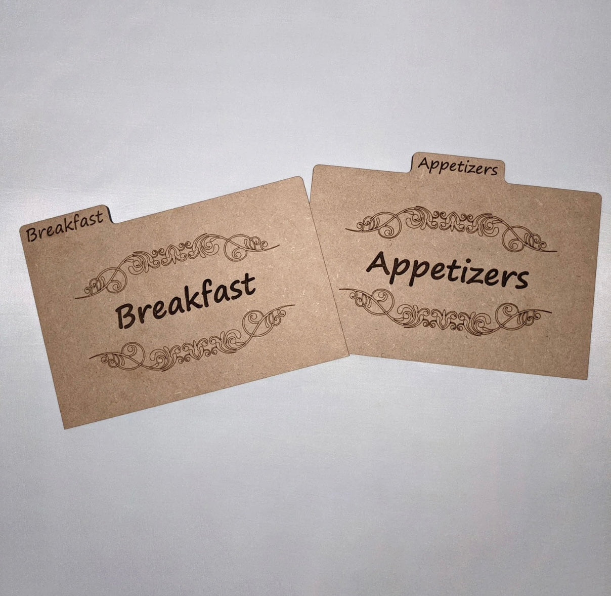 Classic Recipe Box with Dividers