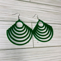 Large Boho Shell Earrings