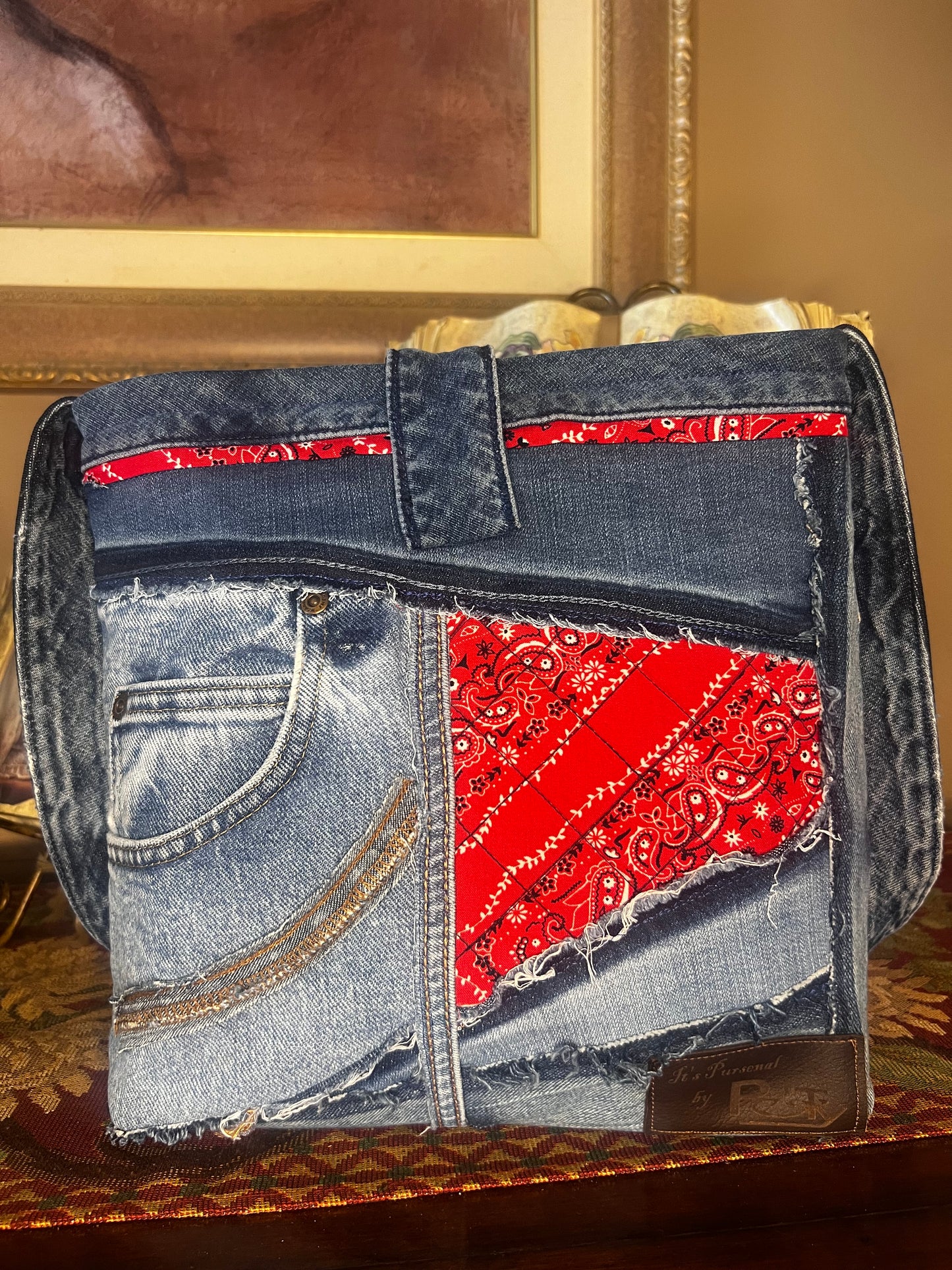 Bandana Red Shoulder Strap