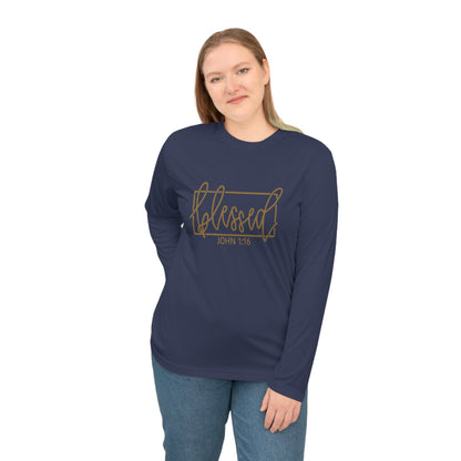 Unisex Performance Long Sleeve Shirt - Blessed