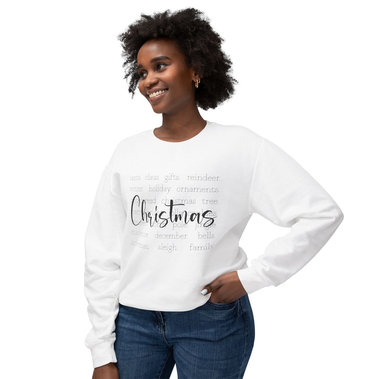 Christmas Best Things Crewneck Sweatshirt