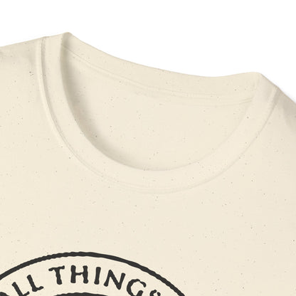 Christian Softstyle T-Shirt - All Things Are Possible with Christ
