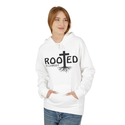 Hoodie - Rooted in Christ Religious Softstyle Fleece
