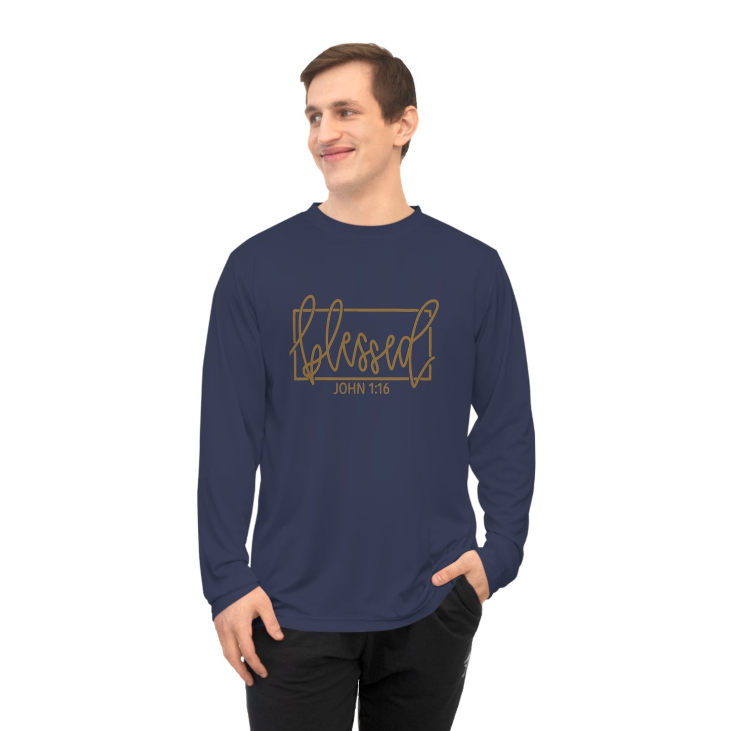 Unisex Performance Long Sleeve Shirt - Blessed