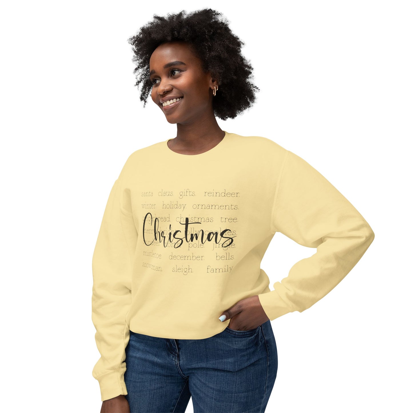 Christmas Best Things Crewneck Sweatshirt