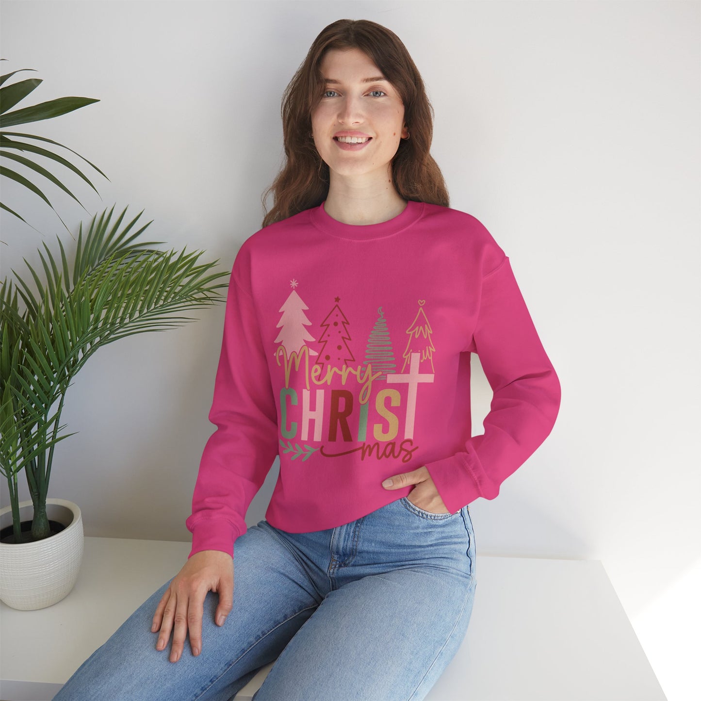 Unisex Heavy Blend™ Crewneck Sweatshirt- Merry Christmas