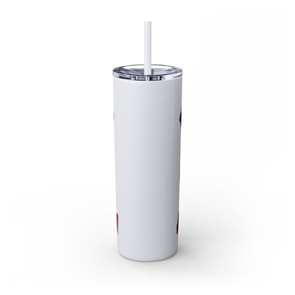 Skinny Tumbler with Straw, 20oz Alabama Roll Tide