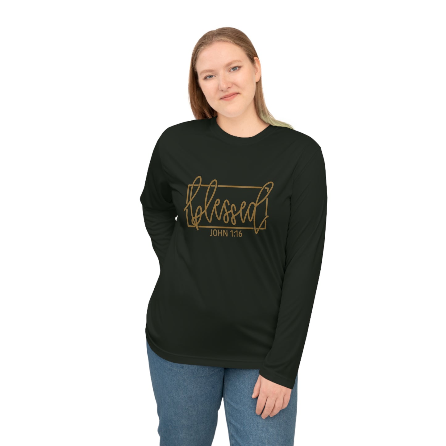 Unisex Performance Long Sleeve Shirt - Blessed