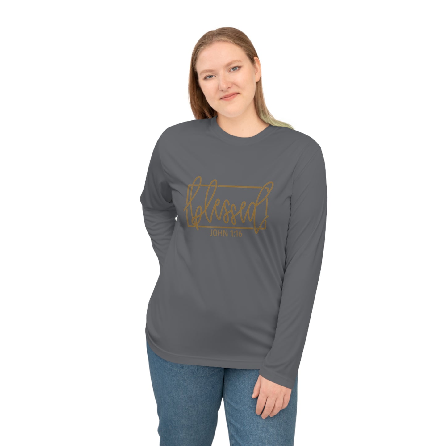 Unisex Performance Long Sleeve Shirt - Blessed