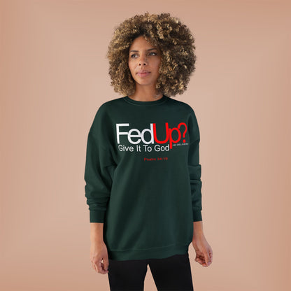 Funny Never Give Up EcoSweatshirt - Unisex Crewneck