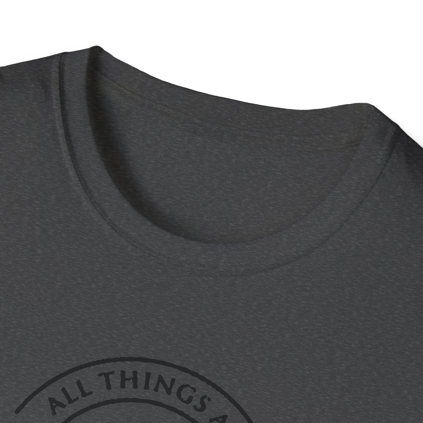 Christian Softstyle T-Shirt - All Things Are Possible with Christ