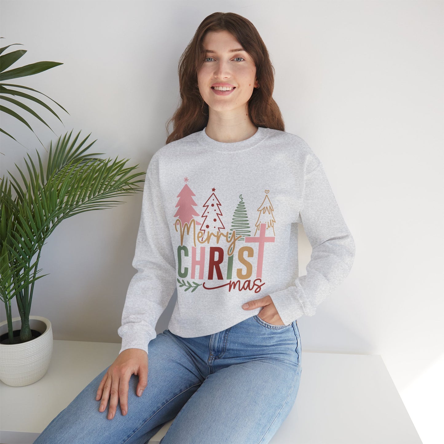 Unisex Heavy Blend™ Crewneck Sweatshirt- Merry Christmas