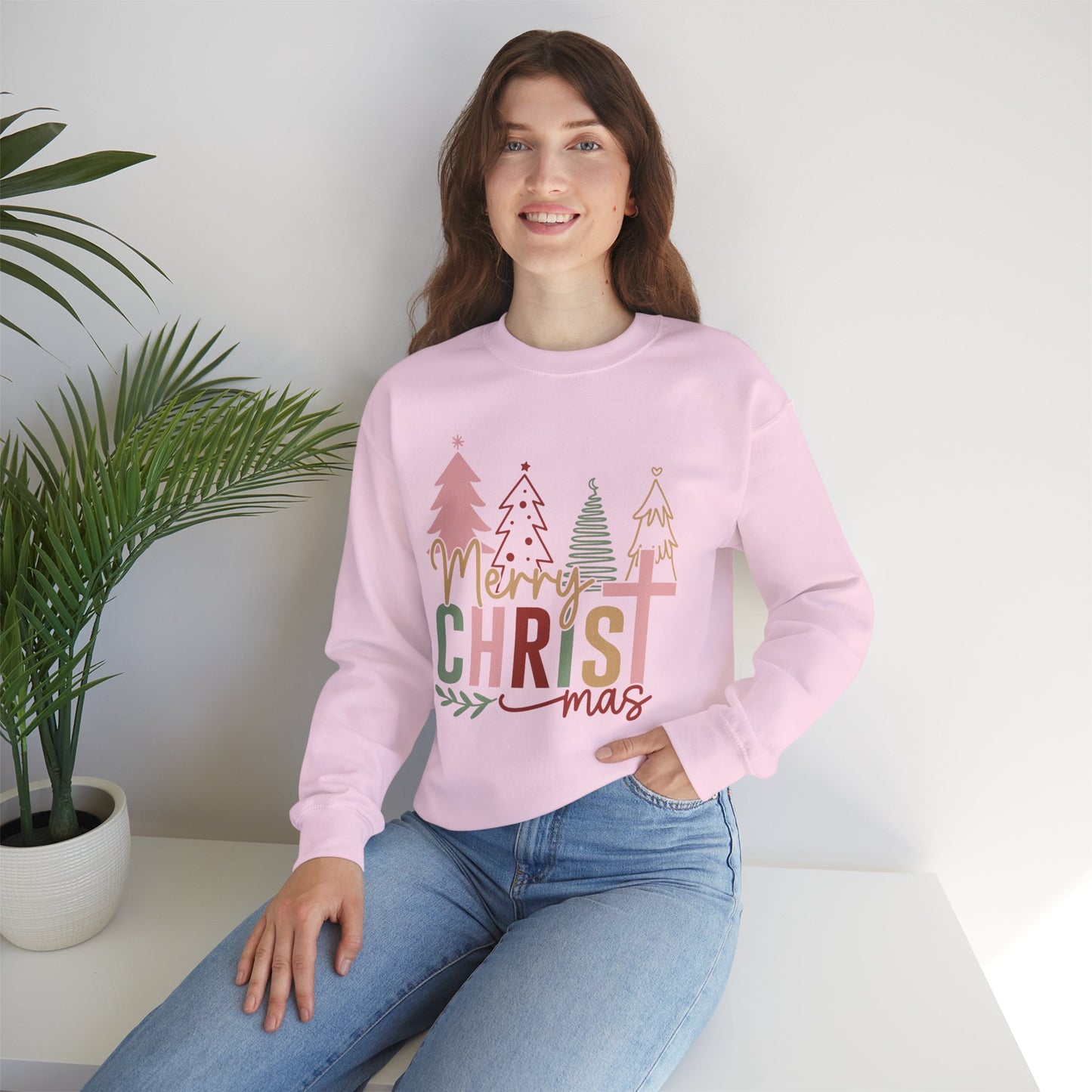 Unisex Heavy Blend™ Crewneck Sweatshirt- Merry Christmas