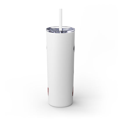 Skinny Tumbler with Straw, 20oz Alabama Roll Tide