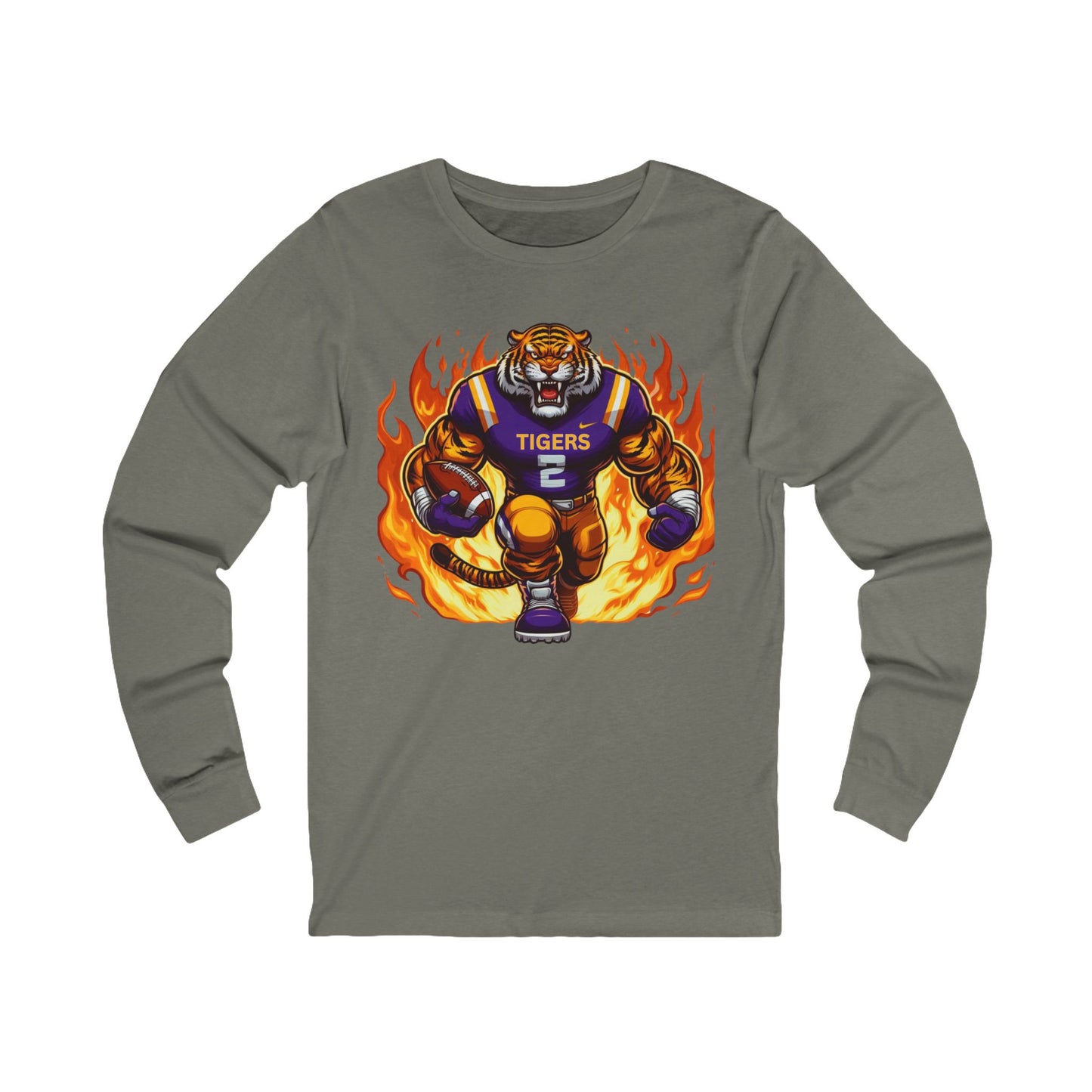 Unisex Jersey Long Sleeve Tee LSU Tigers