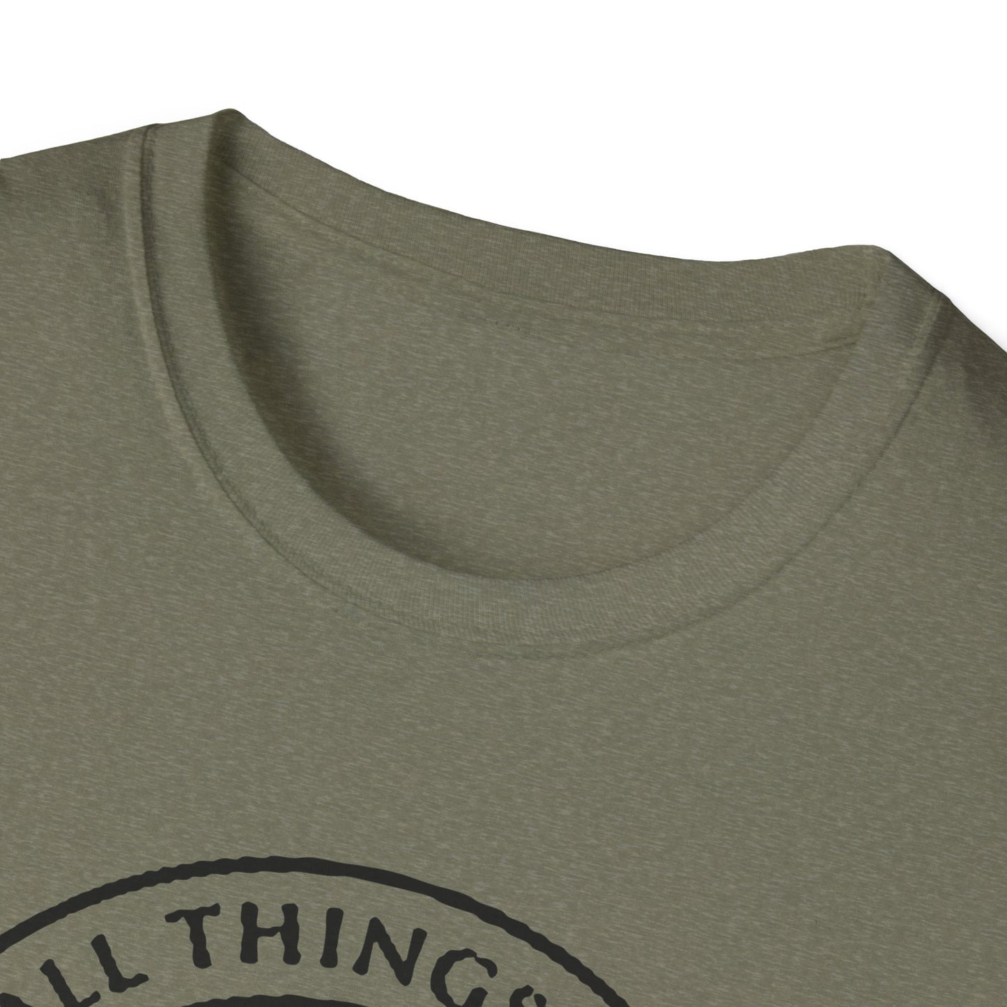 Christian Softstyle T-Shirt - All Things Are Possible with Christ