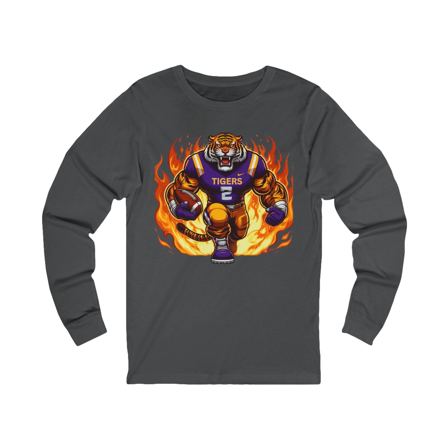 Unisex Jersey Long Sleeve Tee LSU Tigers