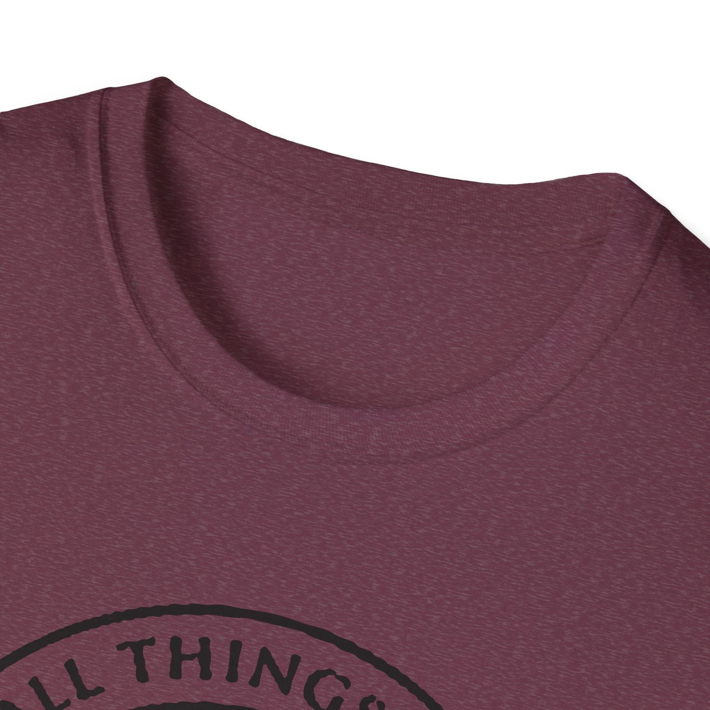 Christian Softstyle T-Shirt - All Things Are Possible with Christ