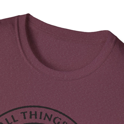 Christian Softstyle T-Shirt - All Things Are Possible with Christ