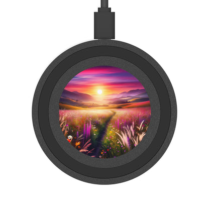 Quake Wireless Charging Pad A Meadow Scene