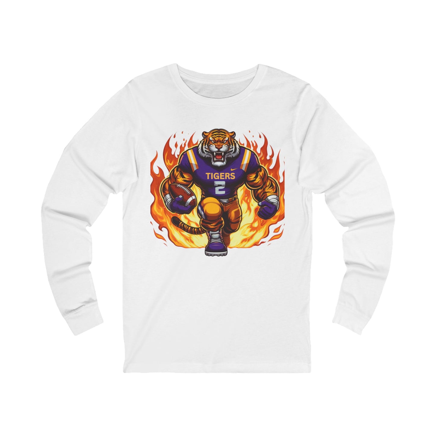 Unisex Jersey Long Sleeve Tee LSU Tigers