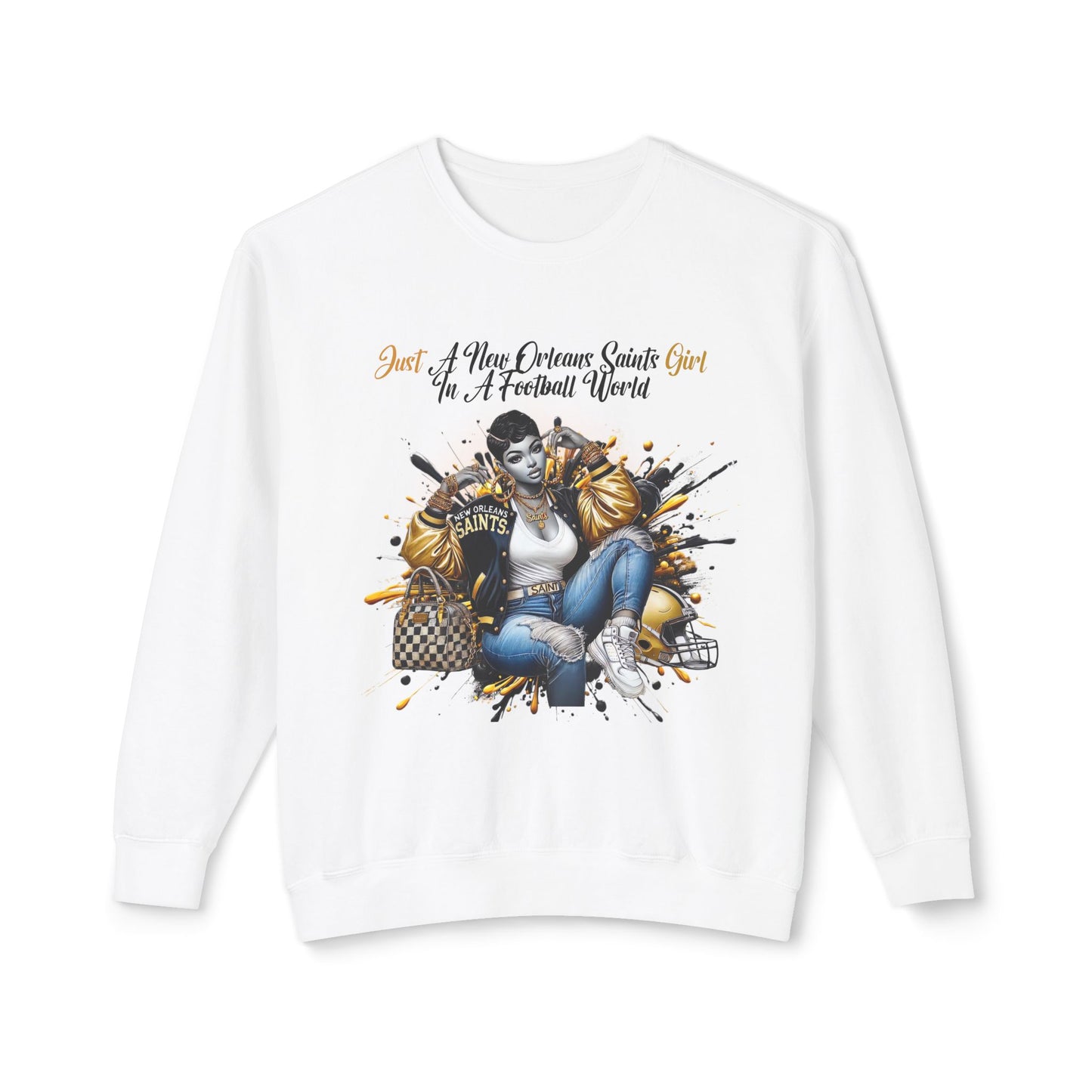 Saints Girl Lightweight Sweatshirt