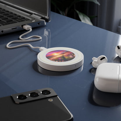 Quake Wireless Charging Pad A Meadow Scene
