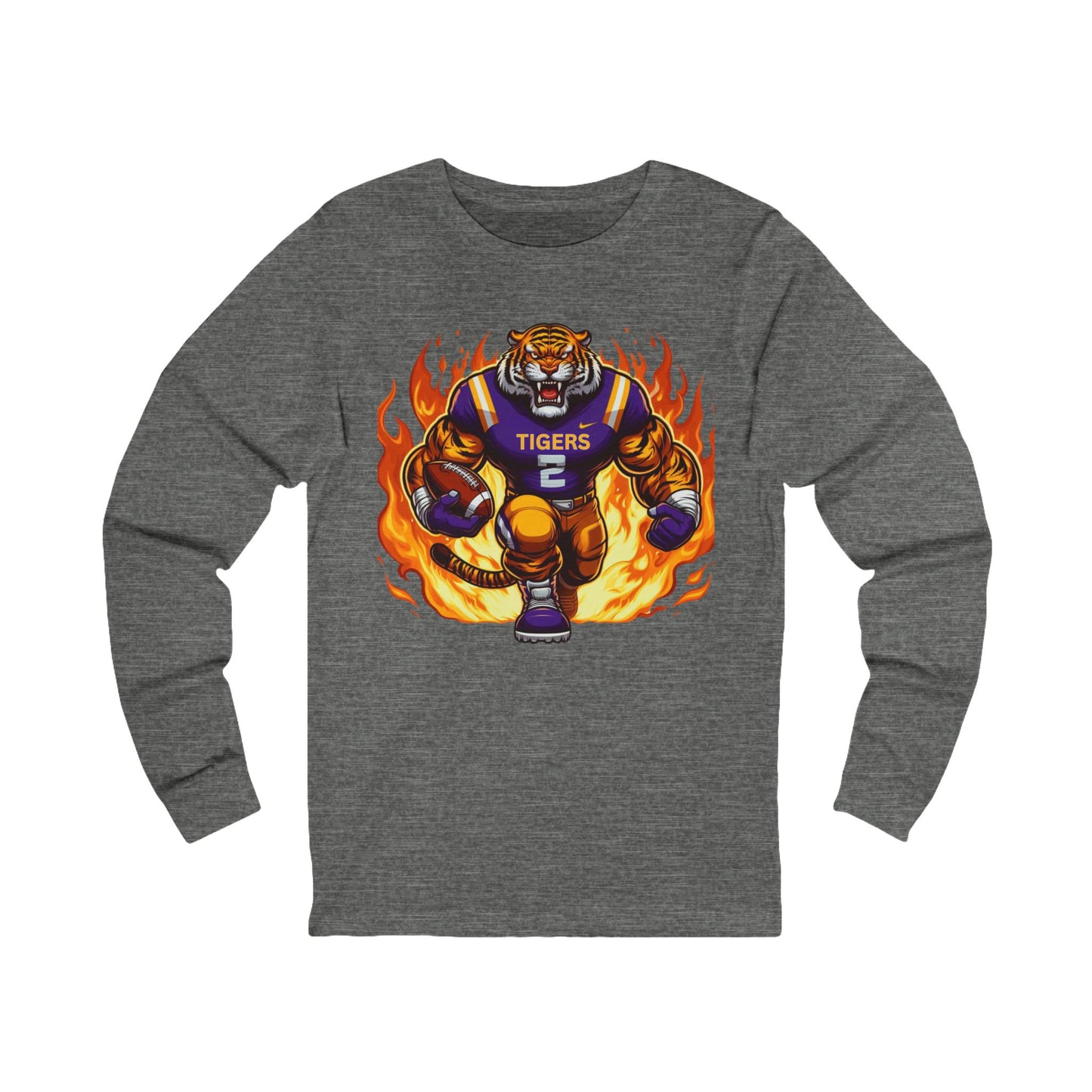 Unisex Jersey Long Sleeve Tee LSU Tigers