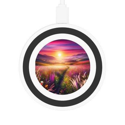 Quake Wireless Charging Pad A Meadow Scene